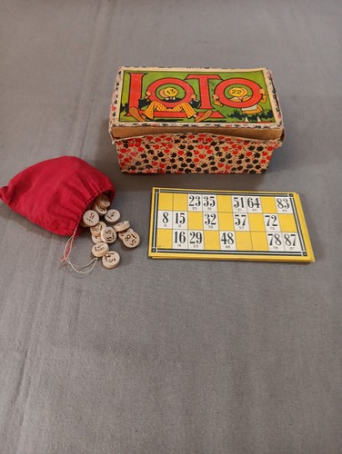 Jeu loto ancien - de,