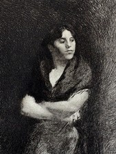 Falguière gravure eau forte