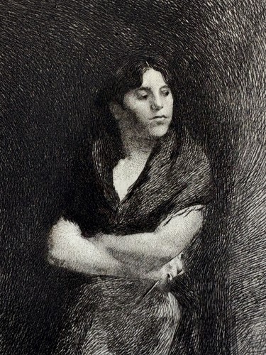 Falguière gravure eau forte