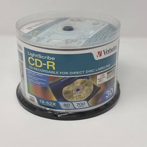 New verbatim lightscribe r - verbatim, cd-r
