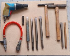 outils de sculpture sur pierre