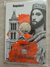 France - Pièce D'histoire de 10 euros Argent  - Dagobert - N°1/18