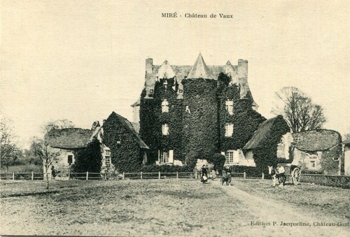 Carte mire château - de, vaux