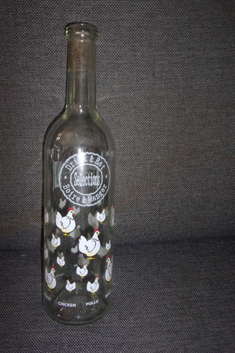 Bouteille sérigraphiée