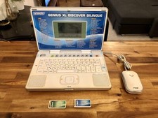 Ordinateur Educatif VTECH GENIUS XL Discover Bilingue -80 Jeux -Souris -5/12 ans