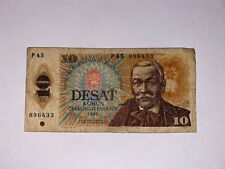 Billet 10 Korun 1986- Tchécoslovaquie - Voir Image Pour Etat Billet