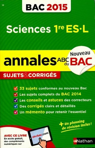 Annales abc bac 2015 - annales,