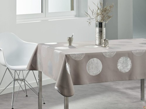 Nappe anti taches taupe - anti-taches,, taupe/