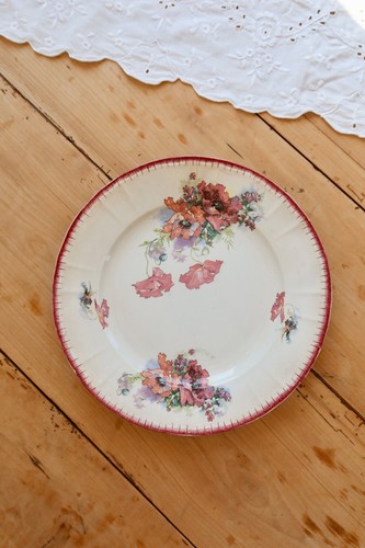 Assiette plate terre fer - assiette,