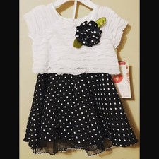 Infant Sweet Heart Rose Dress 12mts Satin Bloomer