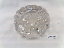 ancien Pied de piano dessous de pied de table verre clair  Ø int. 60 mm (CK89)