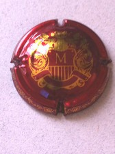 Capsule de champagne MIGNON Charles (11. bordeaux et or vif)