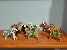 PLAYMOBIL X8 FIGURINES CHEVAUX
