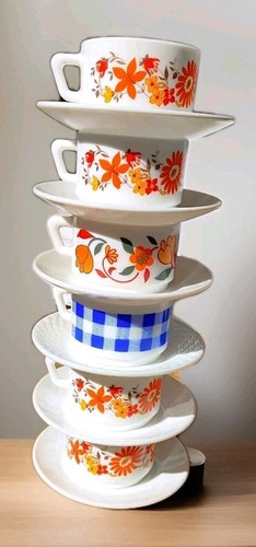 Tasses arcopal vintage - tasses,
