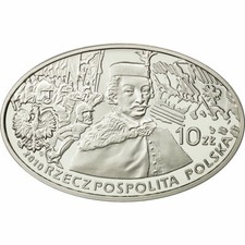 [#453858] Pièce, Pologne, 10 Zlotych, 2010, Varsovie, MS (65-70), Argent, KM:733