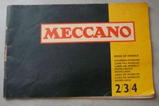 CATALOGUE MECCANO BOOK OF MODELS 2/3/4 . 1974