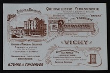 Buvard Quincaillerie BOURGEOIS