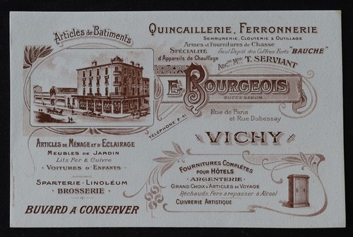 Buvard quincaillerie bourgeois - quincaillerie,