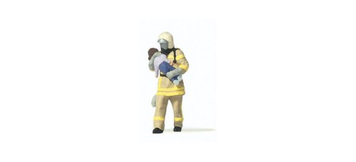 Pompier - (uniforme, beige)