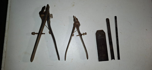 Lot outils anciens pince - de, 5