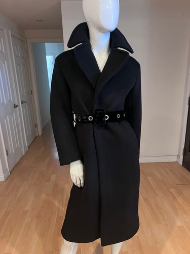 875 sandro belted wool - wool, blend