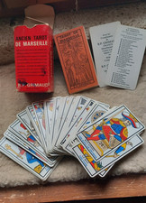 Vintage 1970 ANCIEN TAROT OF Marseilles (Tarot De Marseille) Grimaud - Complet