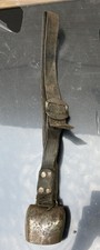 VIEILLE CLOCHE SONNAILLE Collier Cuir FIRMANN BULLE 6/0  no chamonix Devouassoud