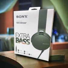 Casque SONY MDR XB550AP vert import Japon rare