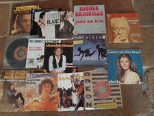 Lot de 16 disques vinyles 45T