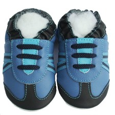 Chaussons en cuir souple