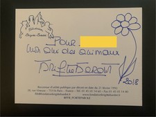 Autographe original de