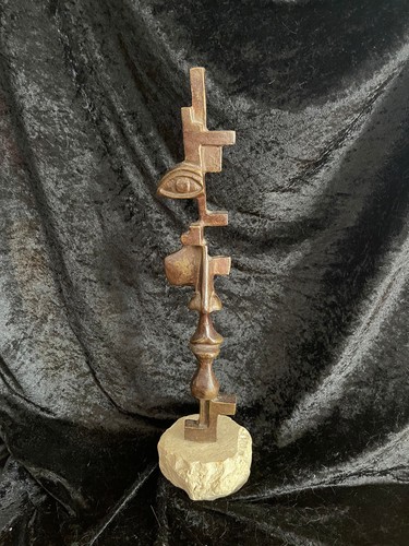 Grande sculpture bronze - sculpture, en
