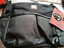 Sac à Langer Rangement Bébé Biberon et Objet Multi poche Élastique Dublin Noir 