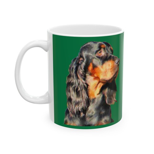 Gordon setter angus ceramic - setter,
