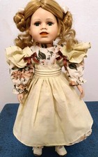 Poupée d'artiste poupée porcelaine tête porcelaine 41 cm collector rare...