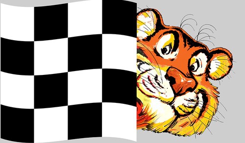 Esso tigre droit sticker - esso,