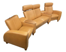 Canapé Relax Cuir Stressless home cinéma 1-2-1 dossier haut