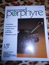 Revue Porphyre, préparateur