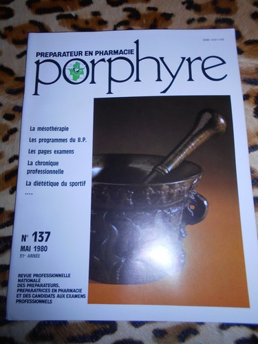 Revue porphyre préparateur - revue,