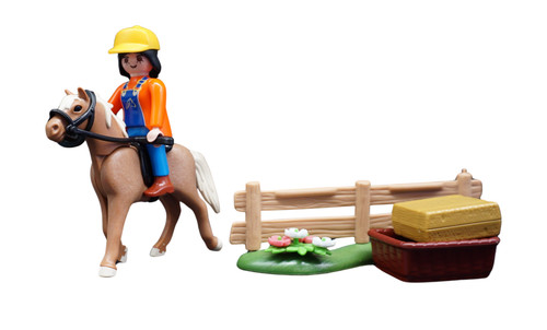Playmobil cavalière avec