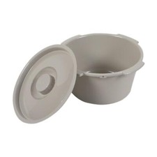 Seau pour chaise percée Demi-seau pratique et robuste pour chaise percée