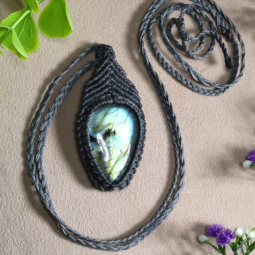 Pendentif labradorite - pendentif,