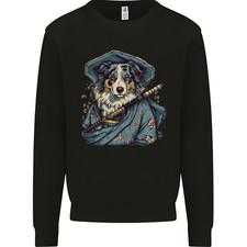 Australien Chien Berger Samouraï Warrior Fantaisie Hommes Pull