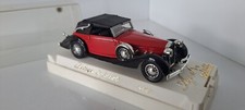 SOLIDO FRANCE 4031 DELAGE D8/1200 ROUGE ET NOIR TBE EN BOITE  MINIATURE 1/43
