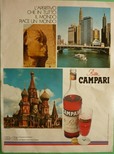 Campari bitter publicité - bitter,