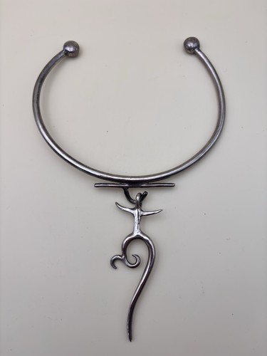 Ancien collier métal à - ancien,