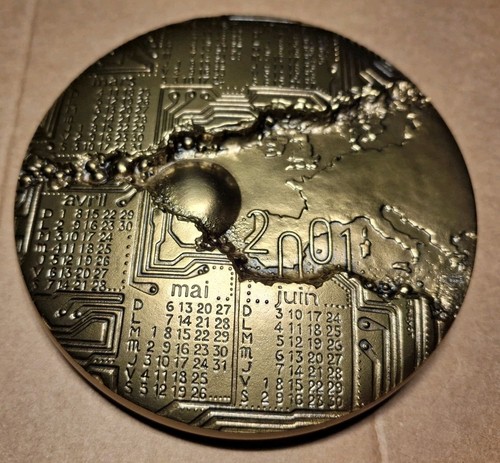 2001 médaille presse - médaille,