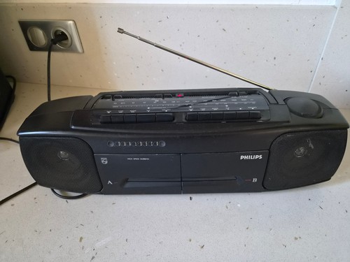 Boombox radio cassette philips - boombox,