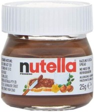 16 Pots Nutella Petit Gâteau De 25 Gr Crème à Tartiner Noisettes Pots