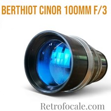 🖤 Som Berthiot Cinor 100mm F/3  War time 🖤 Dallmeyer / Angenieux / Kinoptik